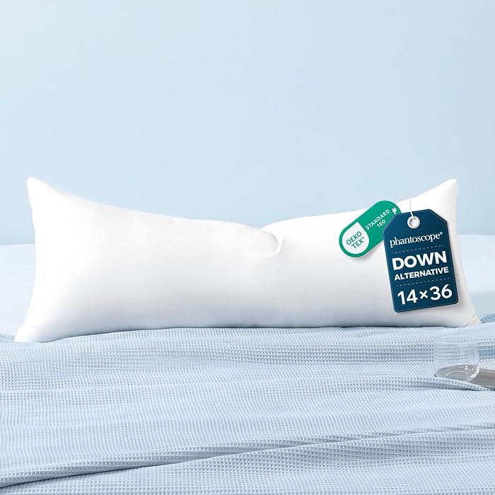 Phantoscope 14x36 Pillow Insert, Soft Lumbar Support Pillow for Bed & Couch | Amazon (US)