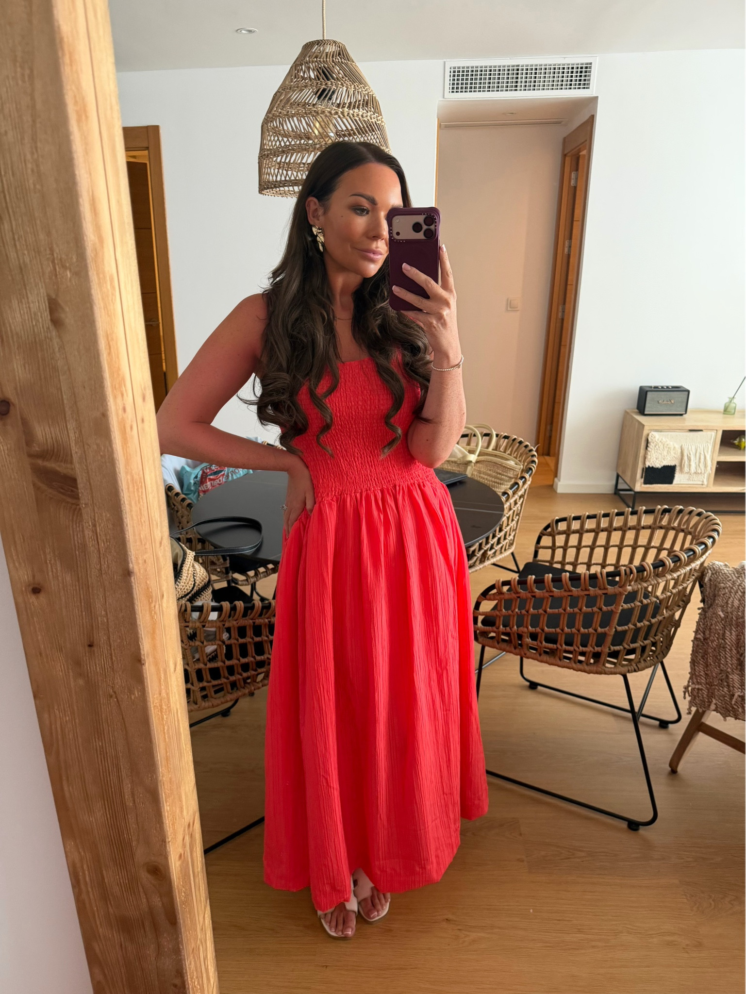 This dress 🔥❤️ I’m obsessed !!! So many gorgeous colours in it too! #shirreddress #summeroutfits #holidayoutfits 

#LTKmidsize #LTKsummer #LTKpartywear
