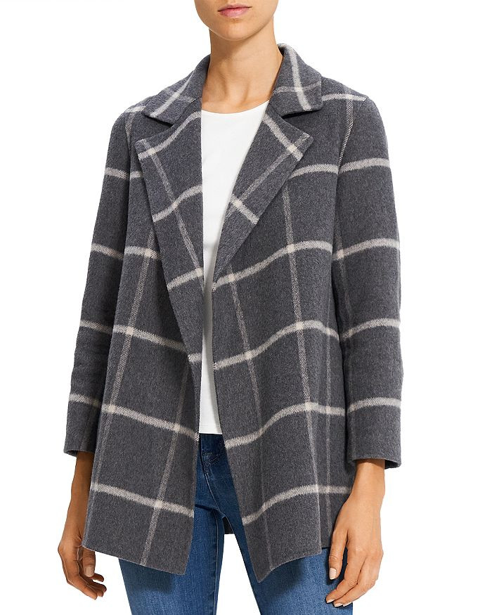 Clairene Check Coat | Bloomingdale's (US)