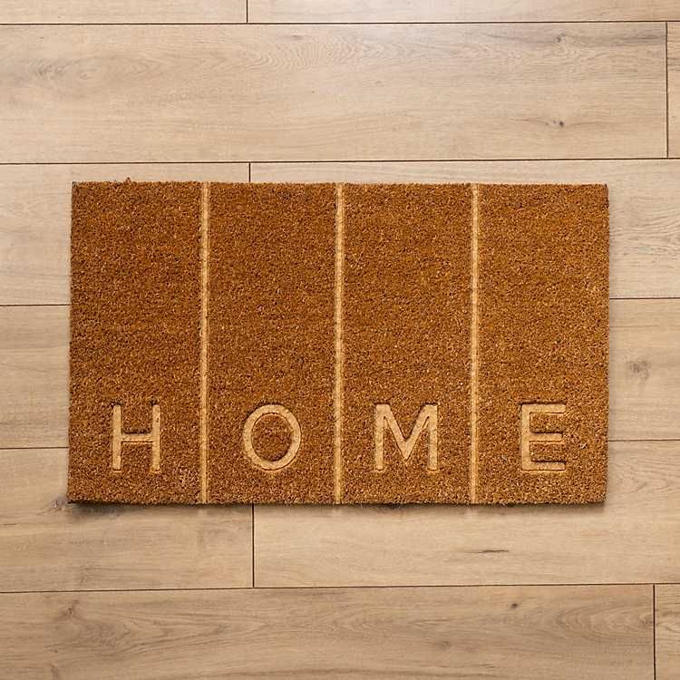 Carved Home Coir Doormat | Kirkland's Home
