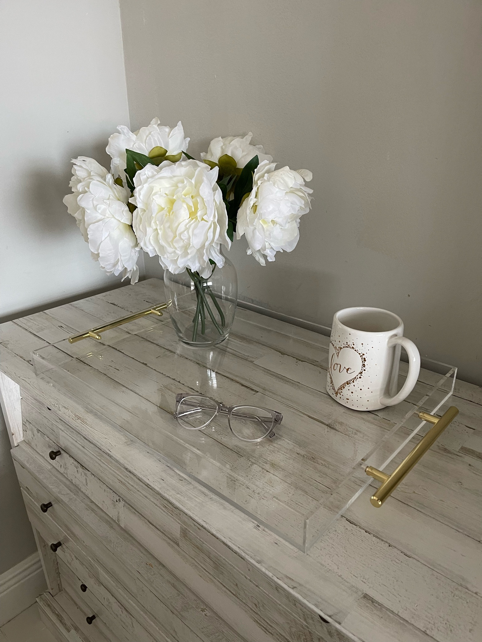 My two acrylic trays with gold handles make the perfect home decor! 

#LTKhome #LTKunder100 #LTKstyletip