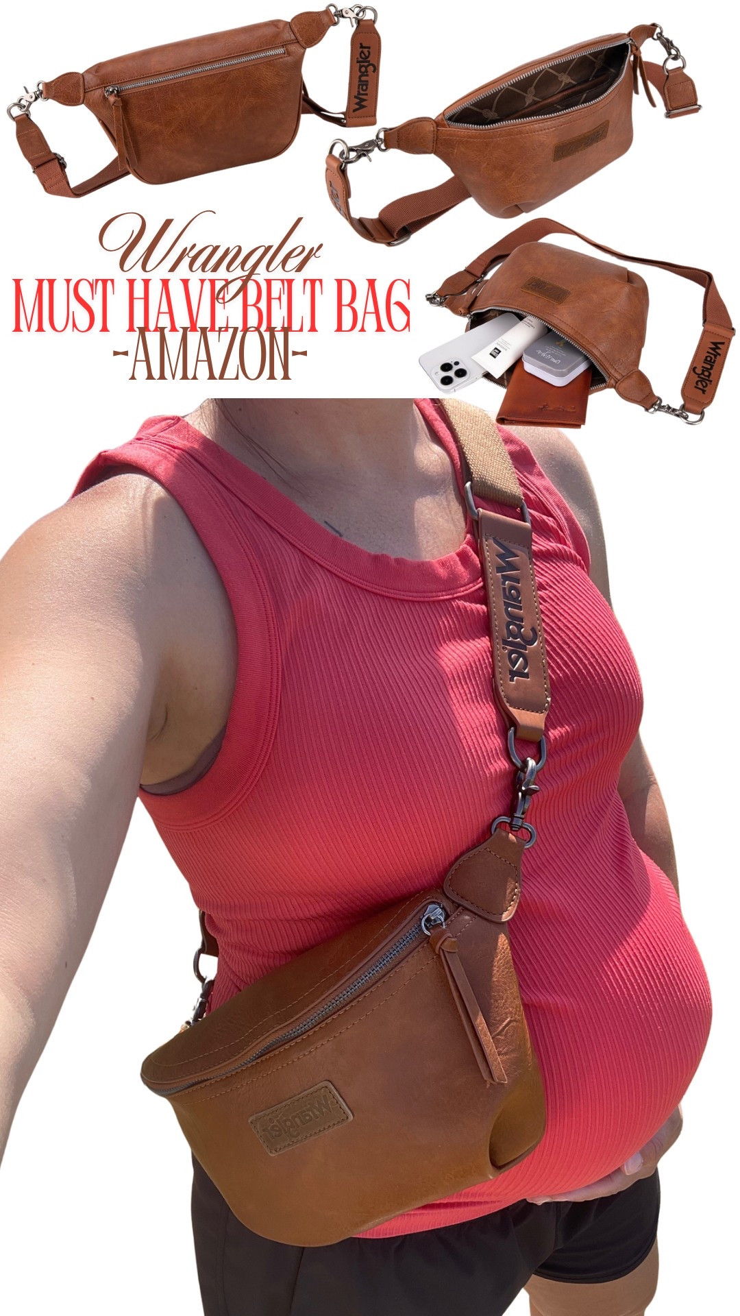 The perfect size belt bag that will match anything! Love that it has plenty of room with pockets! It’s also on sale right now 🙌🏼

#beltbag #wrangler #sale #fannypack #amazon

#LTKGiftGuide #LTKSaleAlert #LTKWatchNow