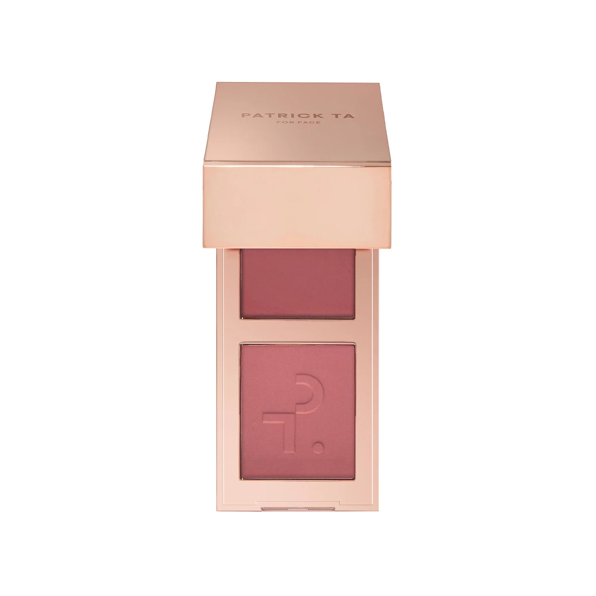 Mini Major Headlines Double-Take Crème & Powder Blush Duo - She Goes to the Gym (Cool Mauve Rose) | Patrick Ta Beauty