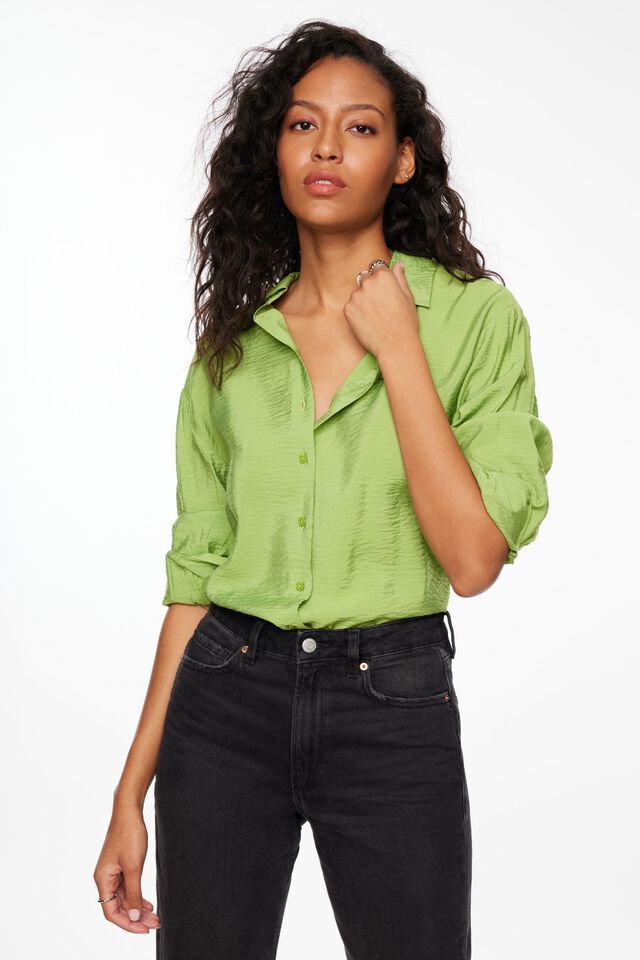 Frida Oversized Airflow Shirt$49.95 | Dynamite Clothing