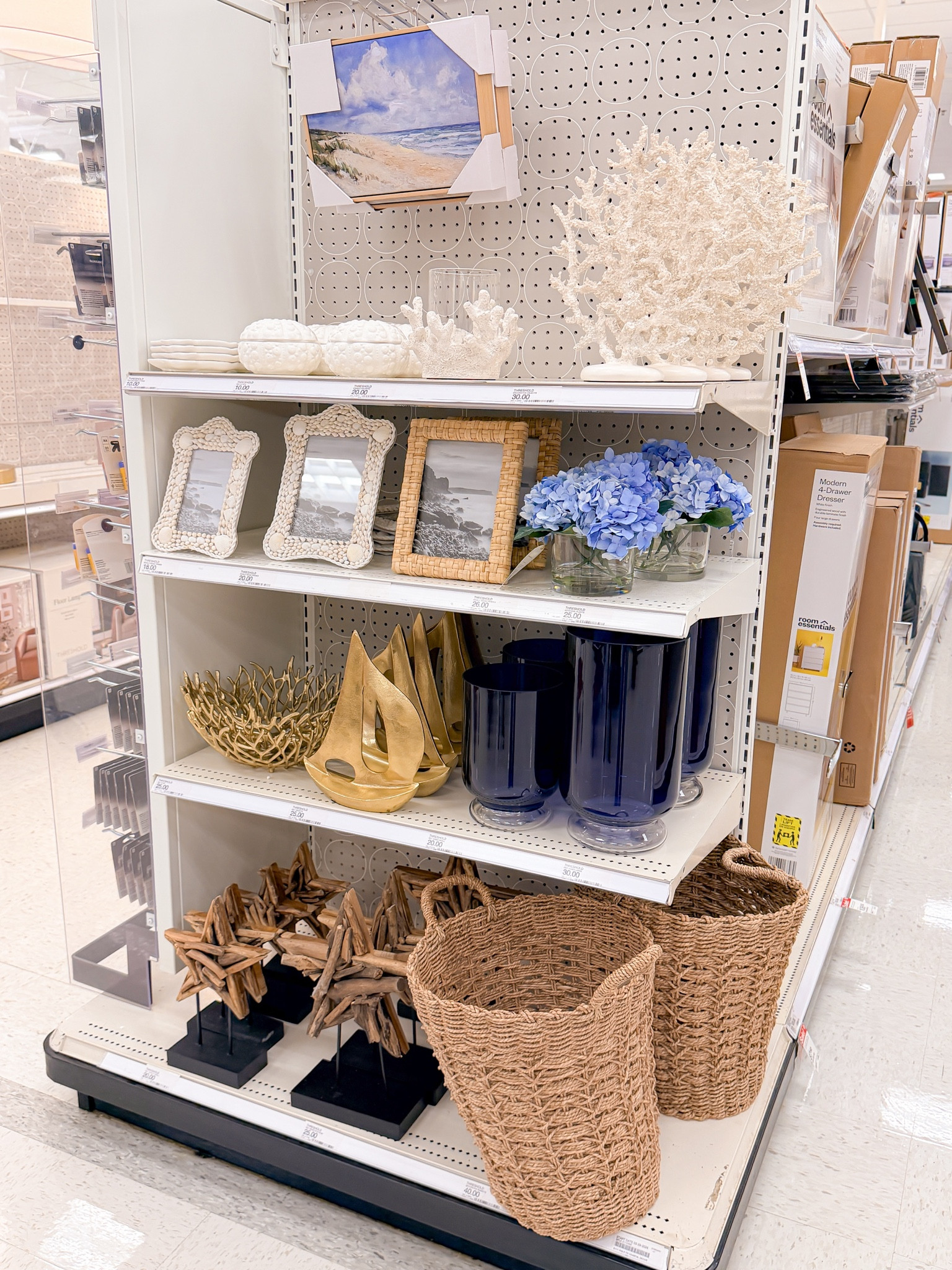 Coastal decorations at Target!