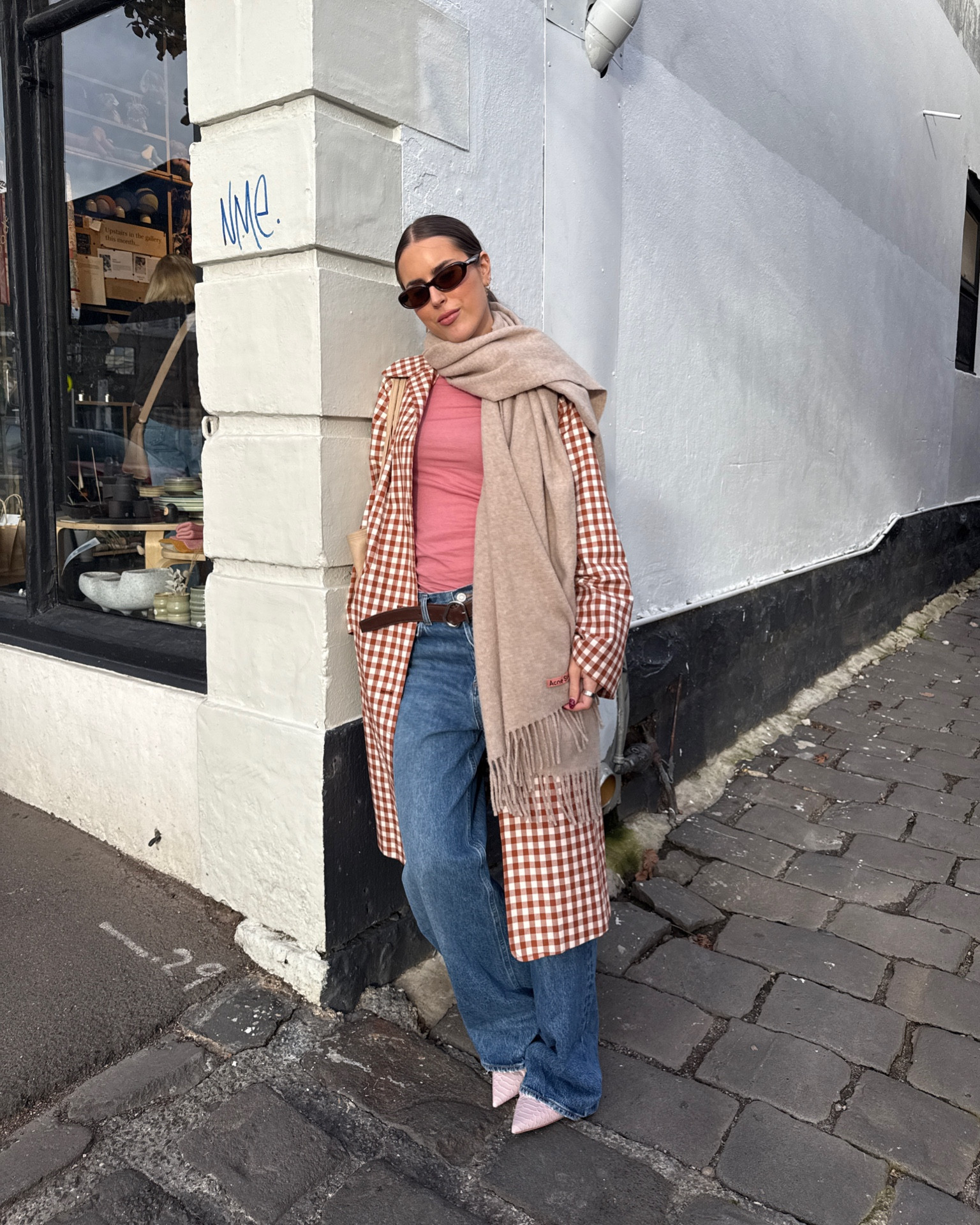 a colourful winter fit (i layered 2 of the intimissi tops to be extra warm) 🤍