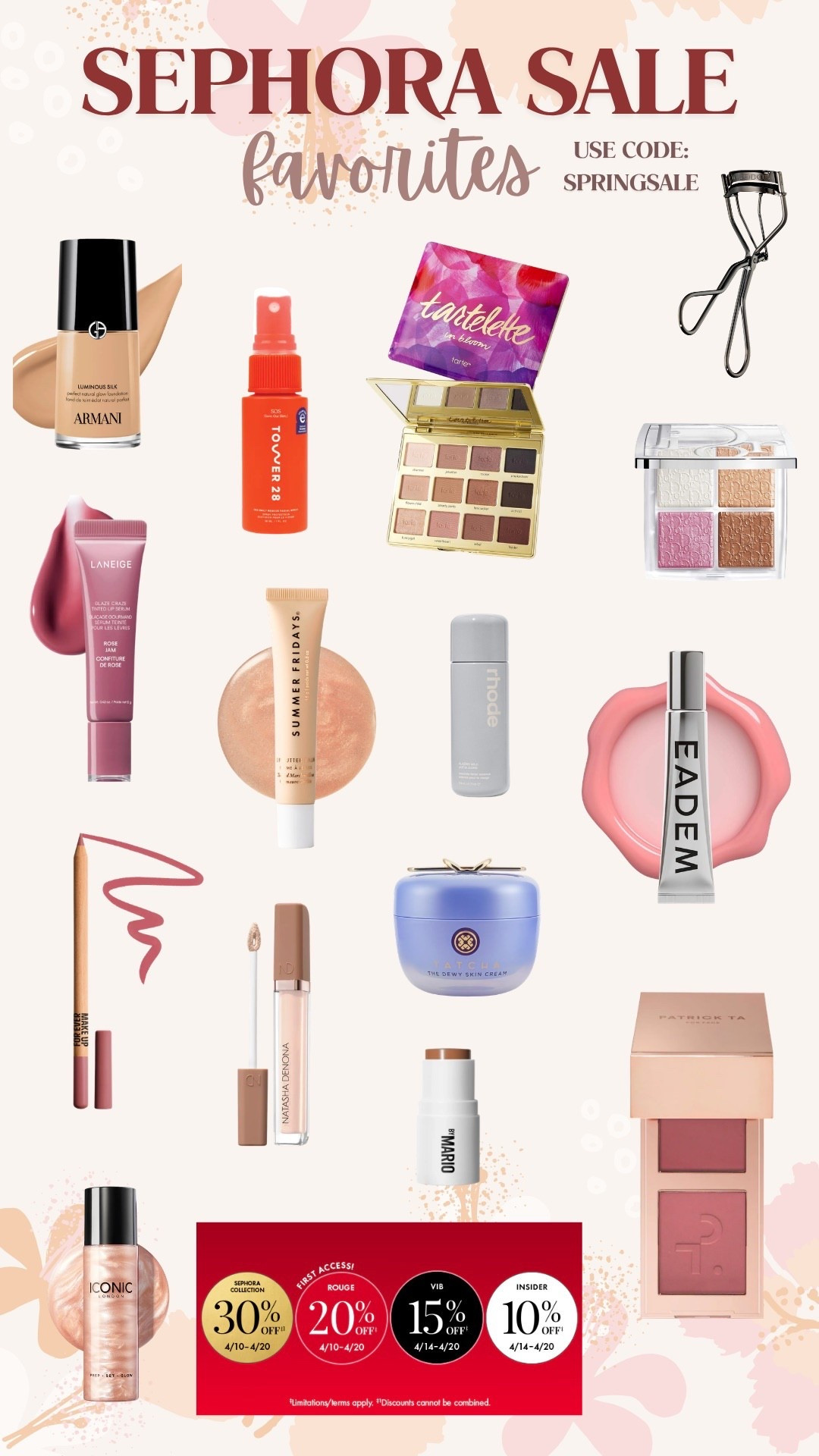 Sephora sale alert! Here’s what I’m shopping and restocking! This is also the perfect time to pick up a Mother’s Day beauty bag for the beauty loving mama in your life!  

#LTKBeauty #LTKSaleAlert #LTKselfcare