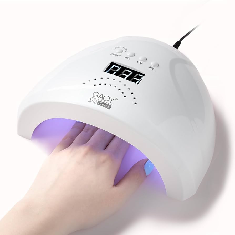 GAOY UV LED Nail Lamp, UV Light with LCD Display, Professional Nail Dryer with Automatic Sensor, ... | Amazon (US)