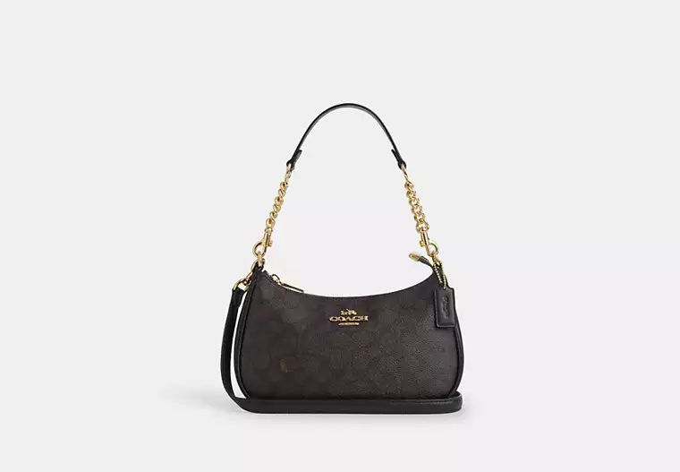 Teri Shoulder Bag In Signature Canvas | Coach Outlet US