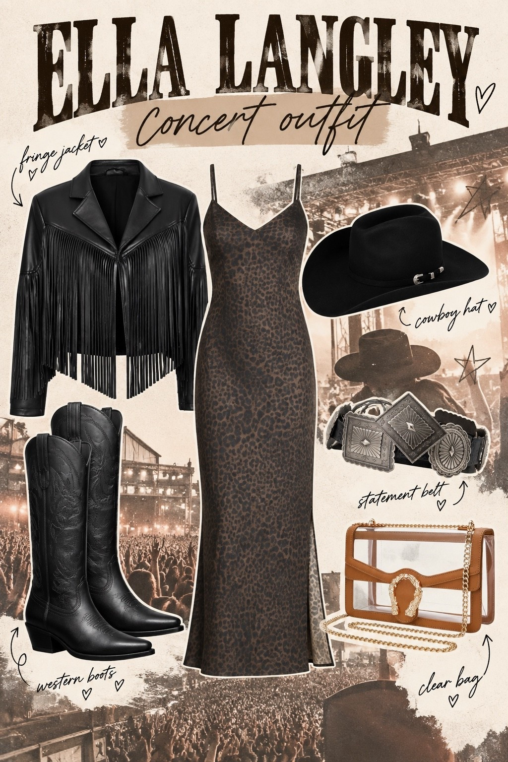 Ella Langley concert outfit