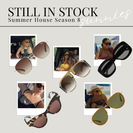 Summer House Season 8 Still in Stock Sunglasses