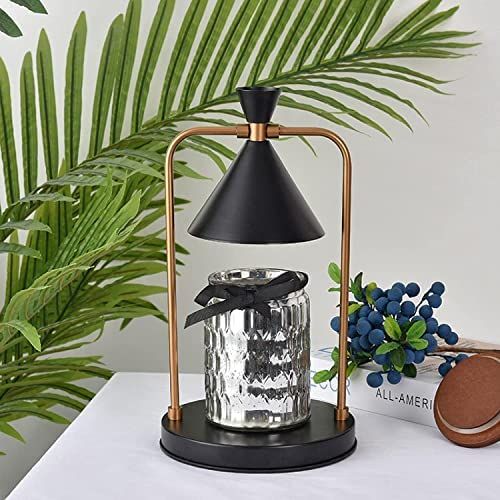 Top Candle Warmer, Candle Warmer Lamp with Timer, Electric Candle Warmer, Dimmable Candle Light, ... | Amazon (US)