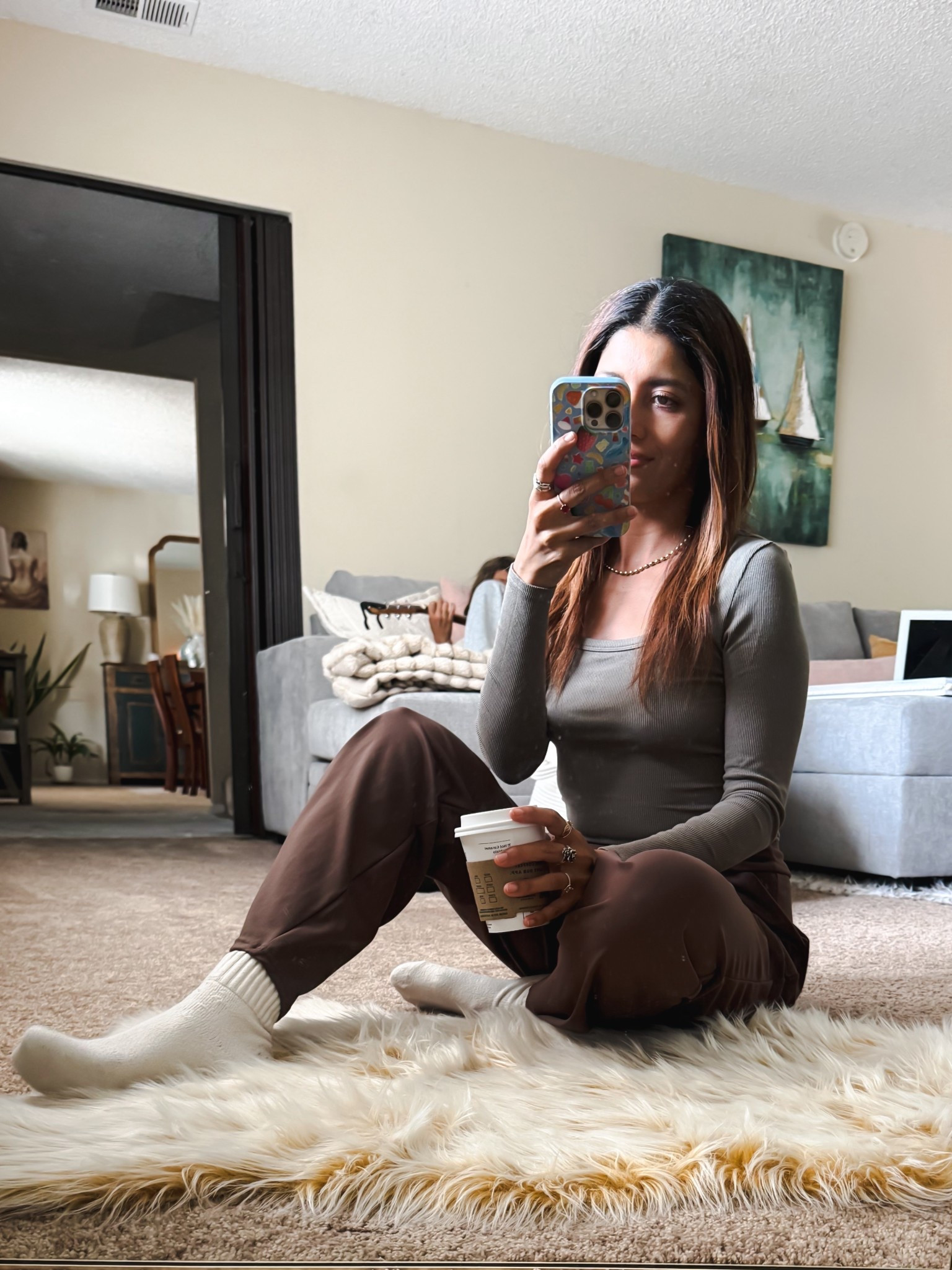 Effortless cozy chic 🤎 This neutral everyday outfit is the perfect mix of comfort and style. I’m loving this fitted ribbed long sleeve top paired with relaxed brown pants—such an easy go-to for coffee runs, lounging at home, or casual days out. Finished with soft socks and minimal gold jewelry for that clean, elevated look ✨

This is one of those outfits you’ll keep reaching for—simple, flattering, and timeless.



neutral outfit, cozy chic outfit, everyday outfit inspo, casual loungewear set, ribbed long sleeve top, brown lounge pants, neutral aesthetic outfit, comfy casual style, minimal outfit ideas, coffee run outfit, stay at home outfit, relaxed fit pants, fall neutral outfit, soft girl aesthetic, effortless style, capsule wardrobe basics, simple chic outfit, gold jewelry everyday, casual outfit ideas, womens loungewear fashion

#LTKTravel #LTKdayinmylife #LTKootd