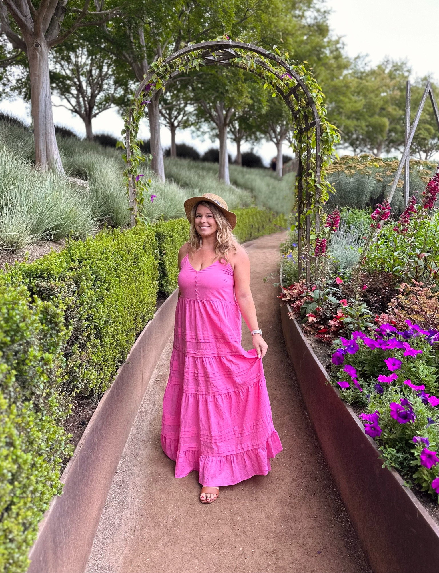 Best tiered maxi dress! It is from Buddy Love and is very well made with breathable material and a inner lining to the dress. Comes in 2 other colors and would be flattering for all body types. This tiered maxi has a v-neck and soo many cute layered tiers on the skirt of the dress. Paired with a cute hat and some sandals it’s perfect for a vacation!

For an additional 15% off BuddyLove merchandise use code  OLIVIAA15
Or get 25% off BuddyLove.com using this link:  https://prz.io/bD26adOuv

Tiered maxi
Maxi dress
Midsize dress
Midsize style
Vacation style
Vacation dress
Curvy dress#LTKcurves

#LTKtravel #LTKstyletip