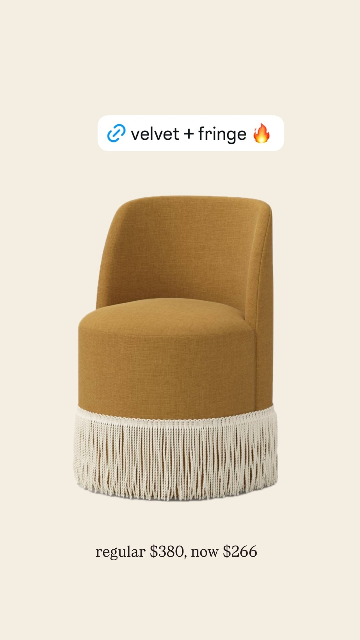 regular $380, now $266