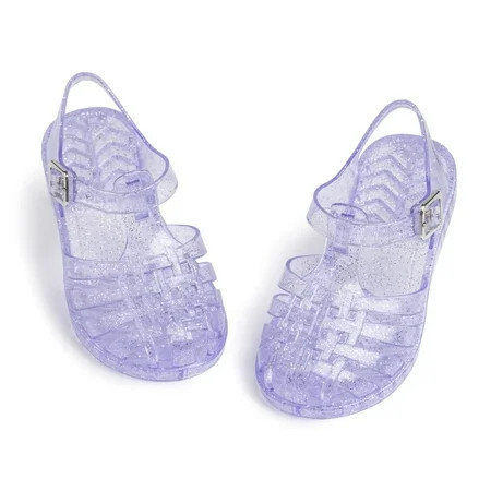 Kannior Toddler Girls Jelly Sandals Soft Rubber Sole Closed Toe Summer Shoes Mary Jane Dress Princess Flat | Walmart (US)