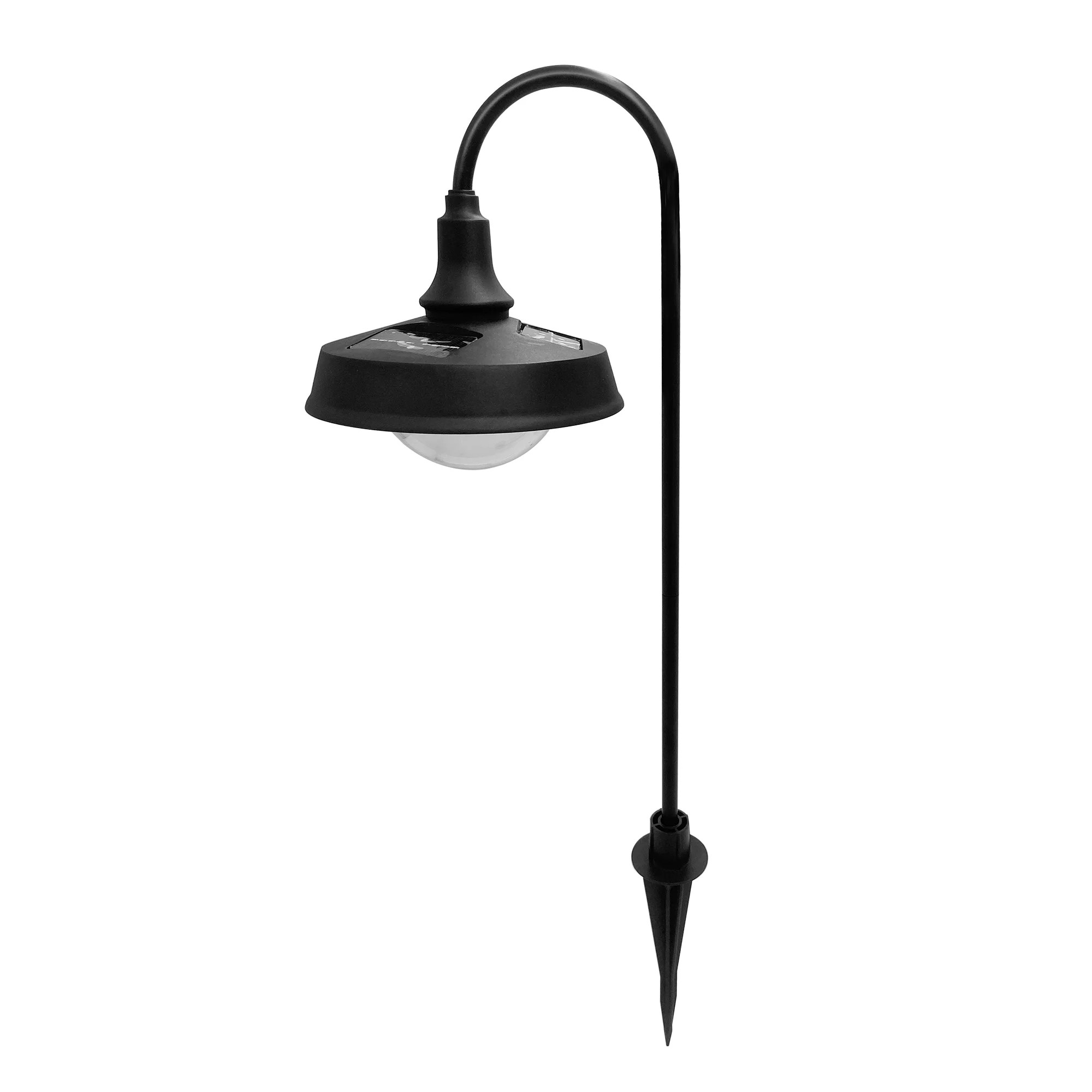 Better Homes & Gardens Corbyn Matte Black Metal Solar Powered LED Landscape Walkway Light, 20 Lum... | Walmart (US)
