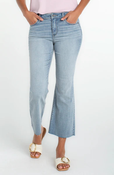 HANNAH CROP FLARE WITH CUT HEM | Liverpool Jeans
