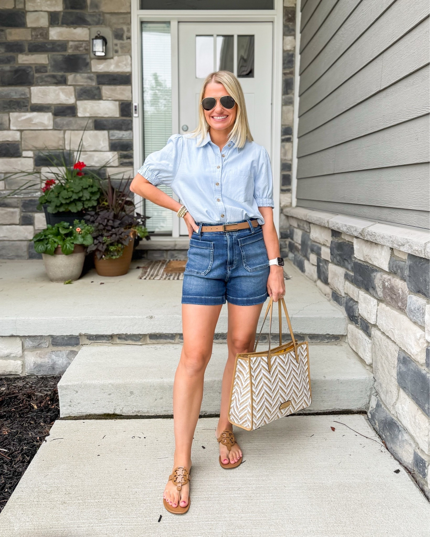 I love these new Jean shorts that I wore last week! They are so comfortable! I’m wearing a 2!

#LTKOver40 #LTKPetite #LTKootd