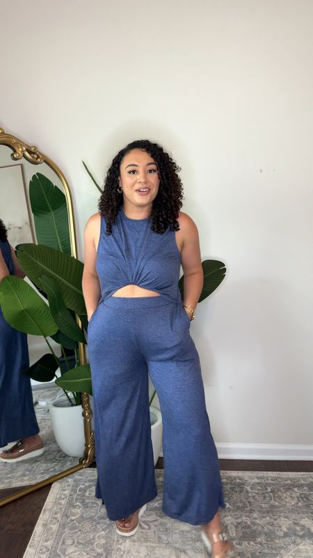 Wearing my normal size large in this amazon jumpsuit! #amazon #amazonfashion #amazonjumpsuit 