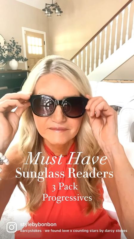 Must Have Progressive Sunglass Readers LOVE THESE. Now I can read the menu when dining outdoors without having to carry my readers along❤️ Comes in a pack of 3. Well made 

#LTKFind #LTKstyletip #LTKunder50