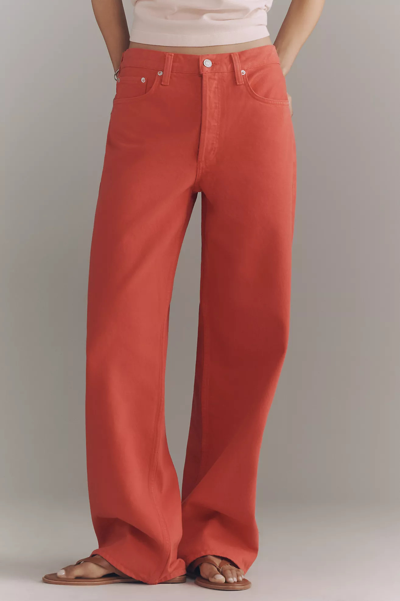 AGOLDE Arc High-Rise Tapered Jeans | Anthropologie (US)