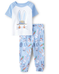 Baby And Toddler Boys Matching Family Easter Bunny Snug Fit Cotton Pajamas - brook | The Children's Place