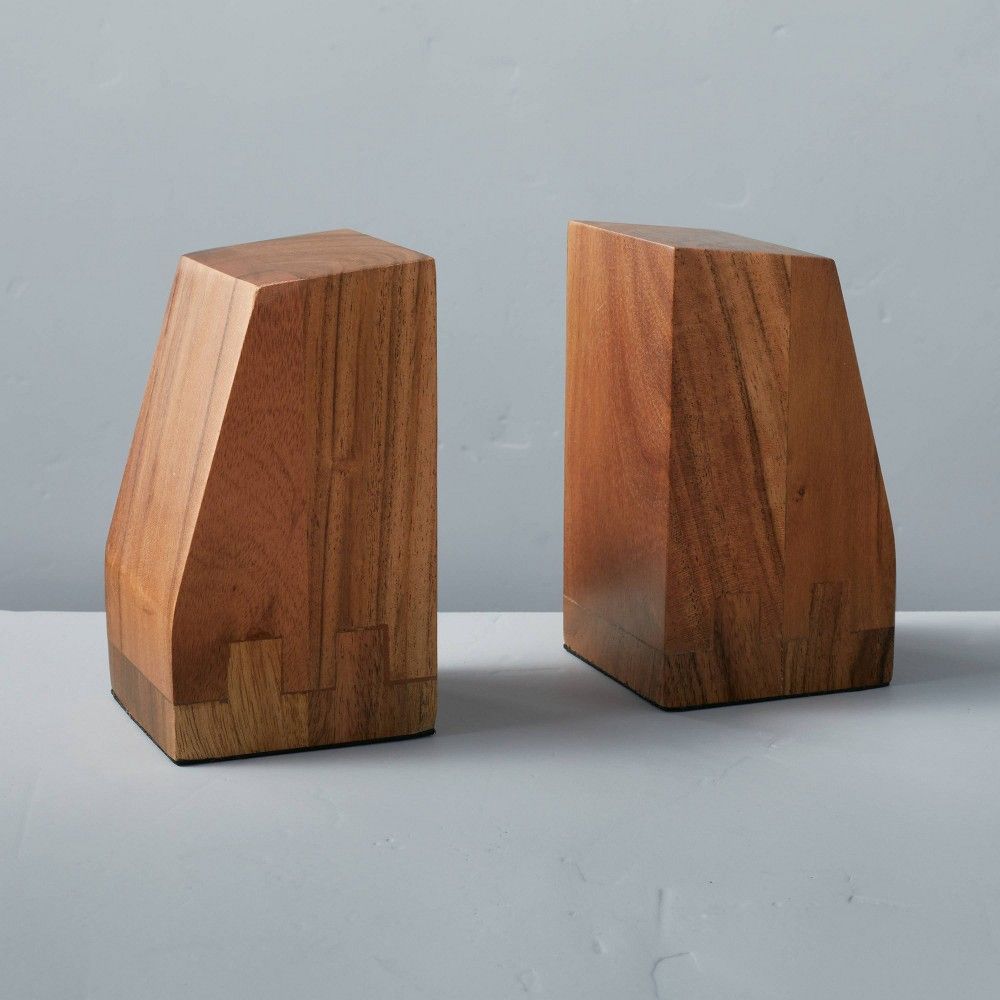 Set of 2 Wedge Bookends - Hearth & Hand with Magnolia | Target