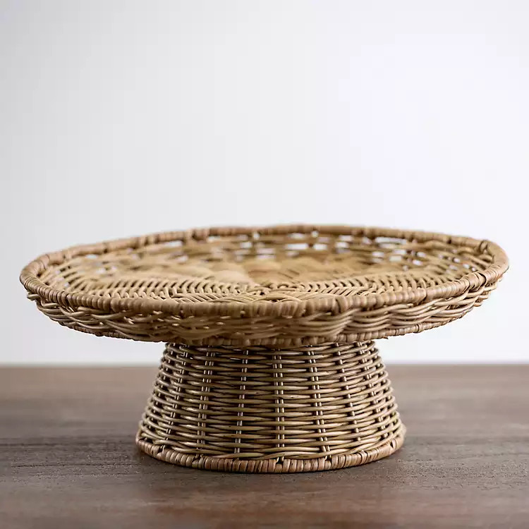 Natural Woven Cake Stand | Kirkland's Home