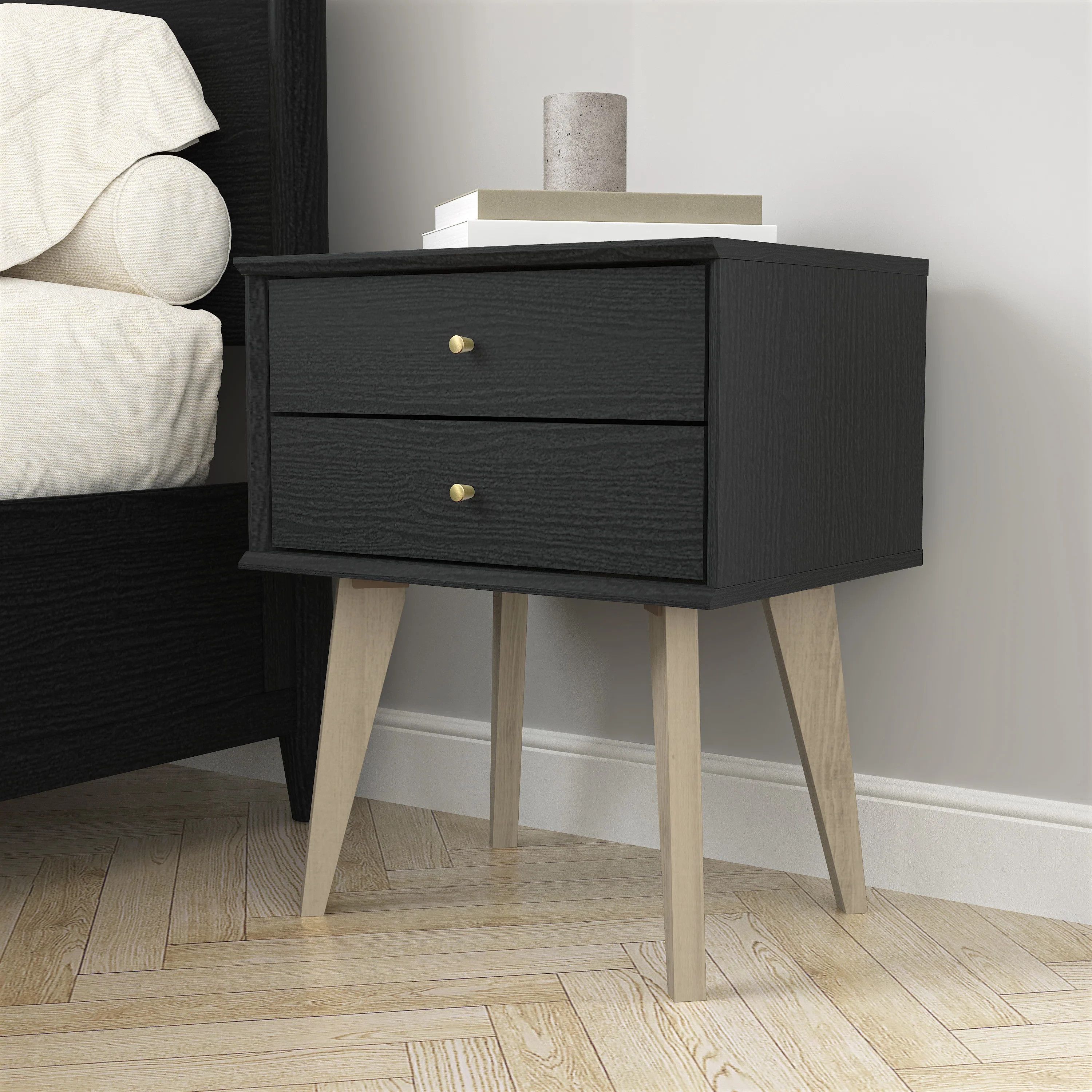 Branquinha 2 Drawer Nightstand | Wayfair North America