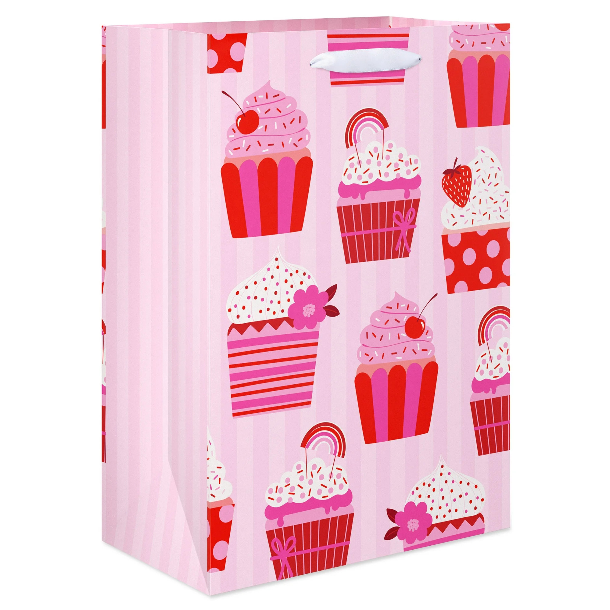 American Greetings 10 in. Valentine's Day Medium Gift Bag, Cupcake Design (1-Count) | Walmart (US)