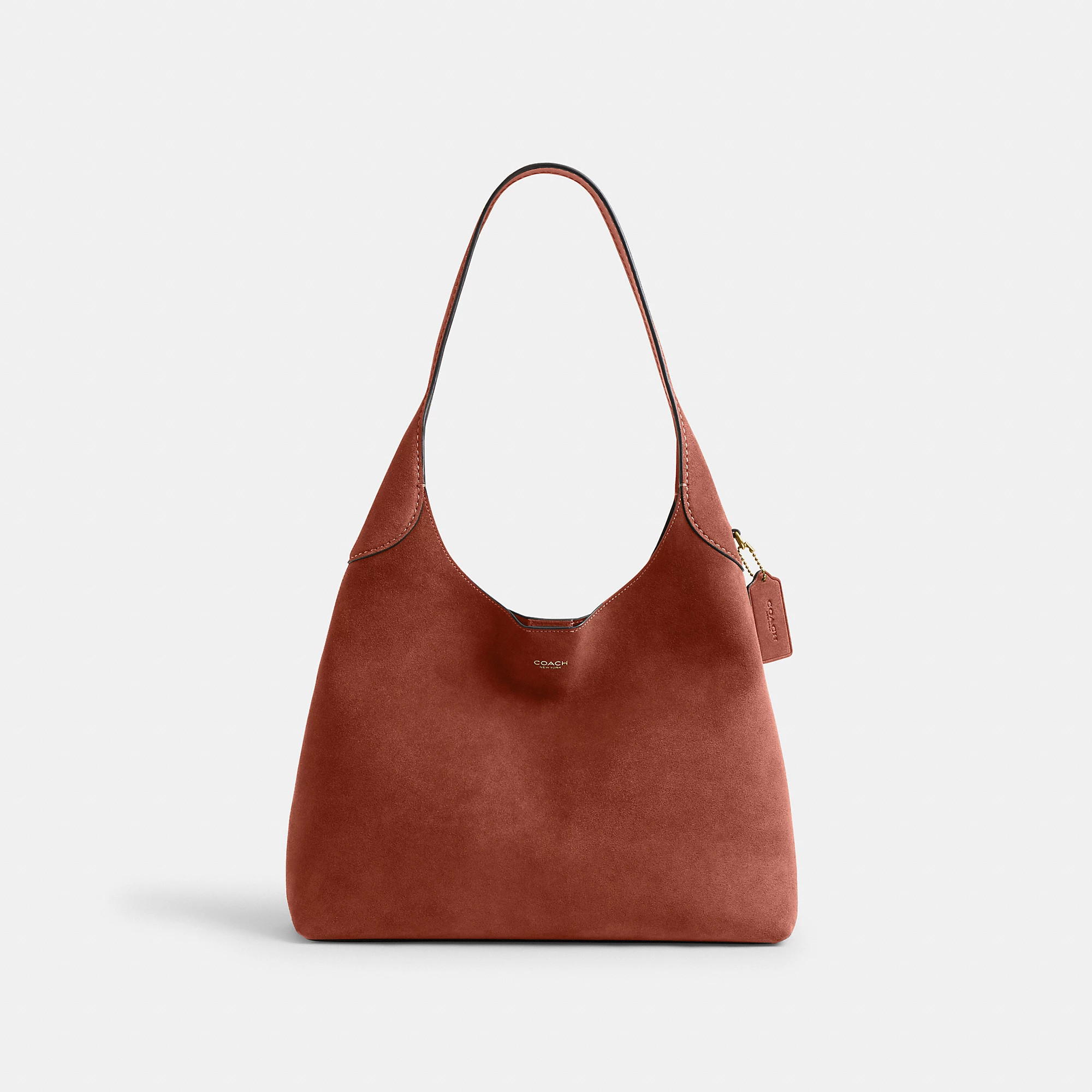 Coach Brooklyn Shoulder Bag 34 - Women's - Brass/clay | Coach (US)