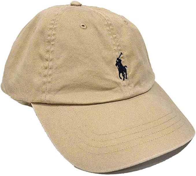 Polo Ralph Lauren Mens Twill Signature Ball Cap (One Size, Light Brown) | Amazon (US)