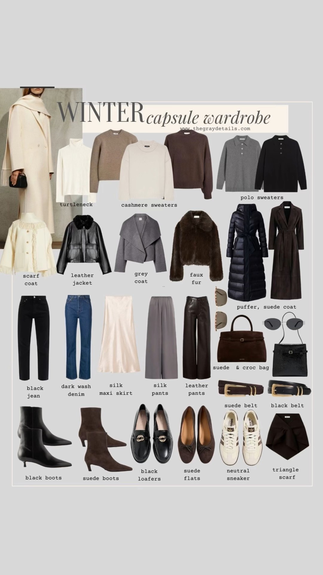 Winter Capsule wardrobe 

#LTKootd #LTKOver40 #LTKSeasonal