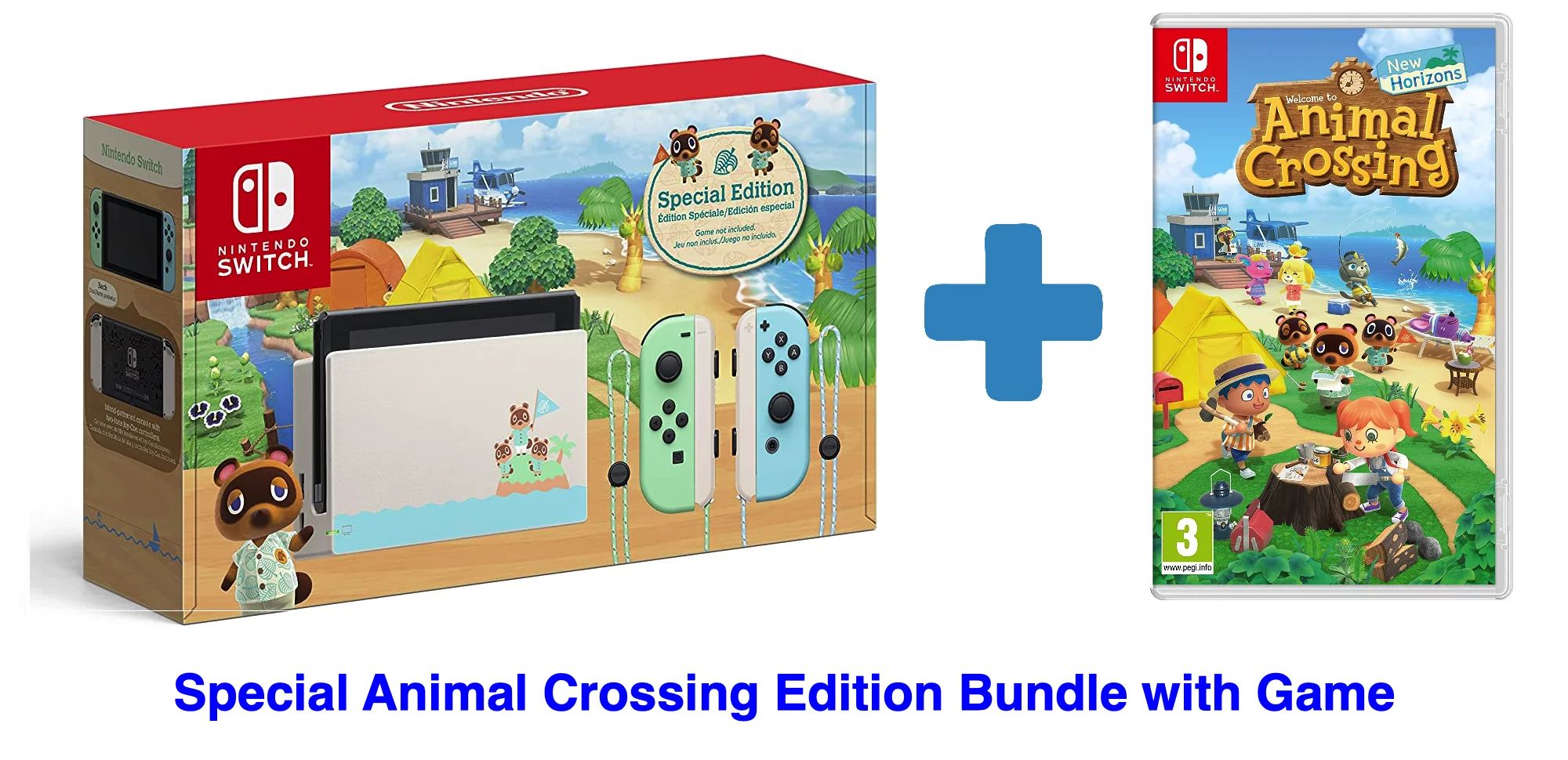 New Nintendo Switch Animal Crossing: New Horizons Edition Bundle with Animal Crossing: New Horizo... | Walmart (US)