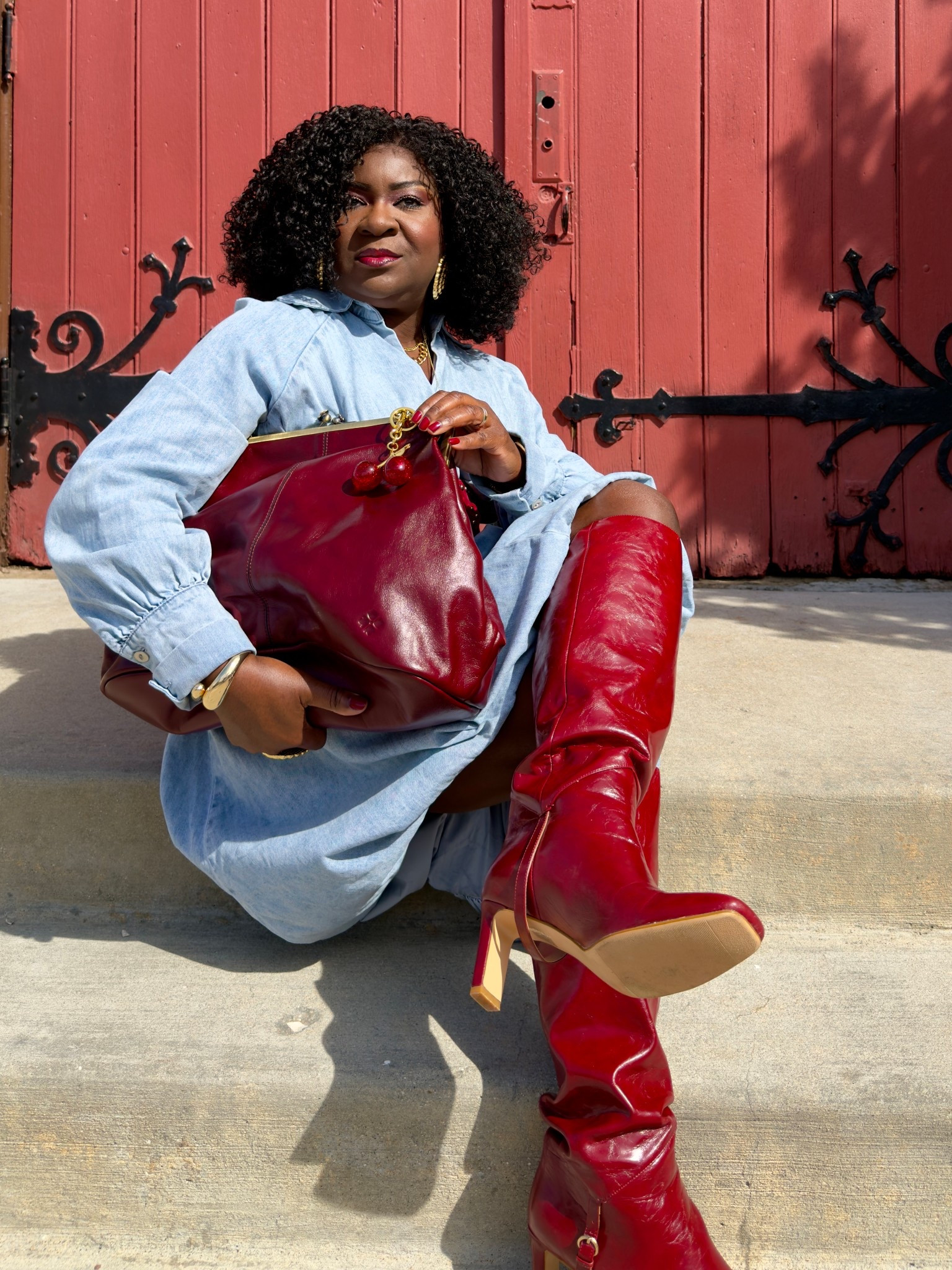 It’s all about the bag! This is a Patricia Nash Design available at Macy’s. 

#LTKOver40 #LTKootd