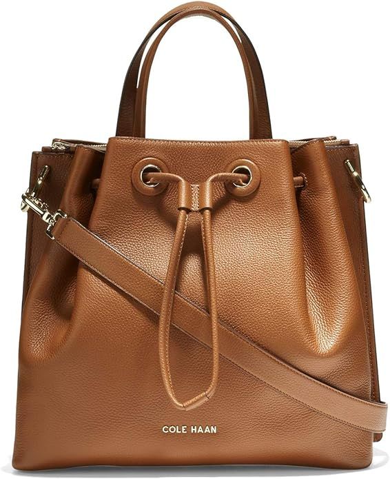 Cole Haan womens Leather Bucket shoulder handbags, Brown, regular US: Handbags: Amazon.com | Amazon (US)