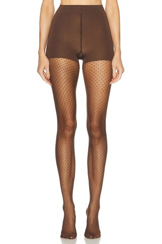 Wolford TIGHTS in Umber - Brown. Size S (also in L, M, XS). | FWRD 