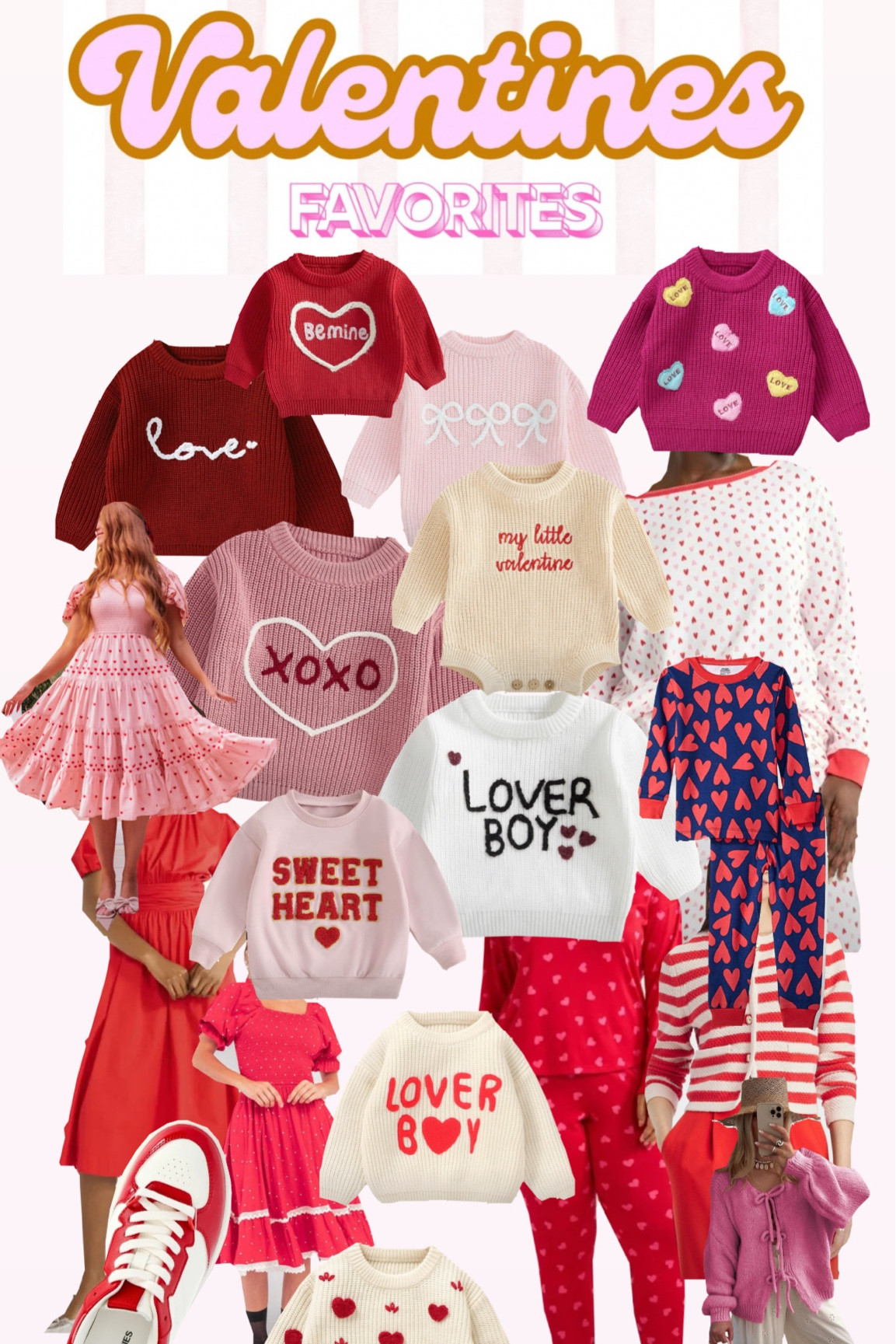 
I was shopping for Valentine‘s looks for Tommy and myself and it escalated quickly and I had to share with you Bestie! How cute are these valentines sweaters I found! What I love most is they these looks won’t break the bank!  #AffordableFashion #SeasonalFashion #HolidayFashion 

#LTKFindsUnder50 #LTKKids #LTKFamily