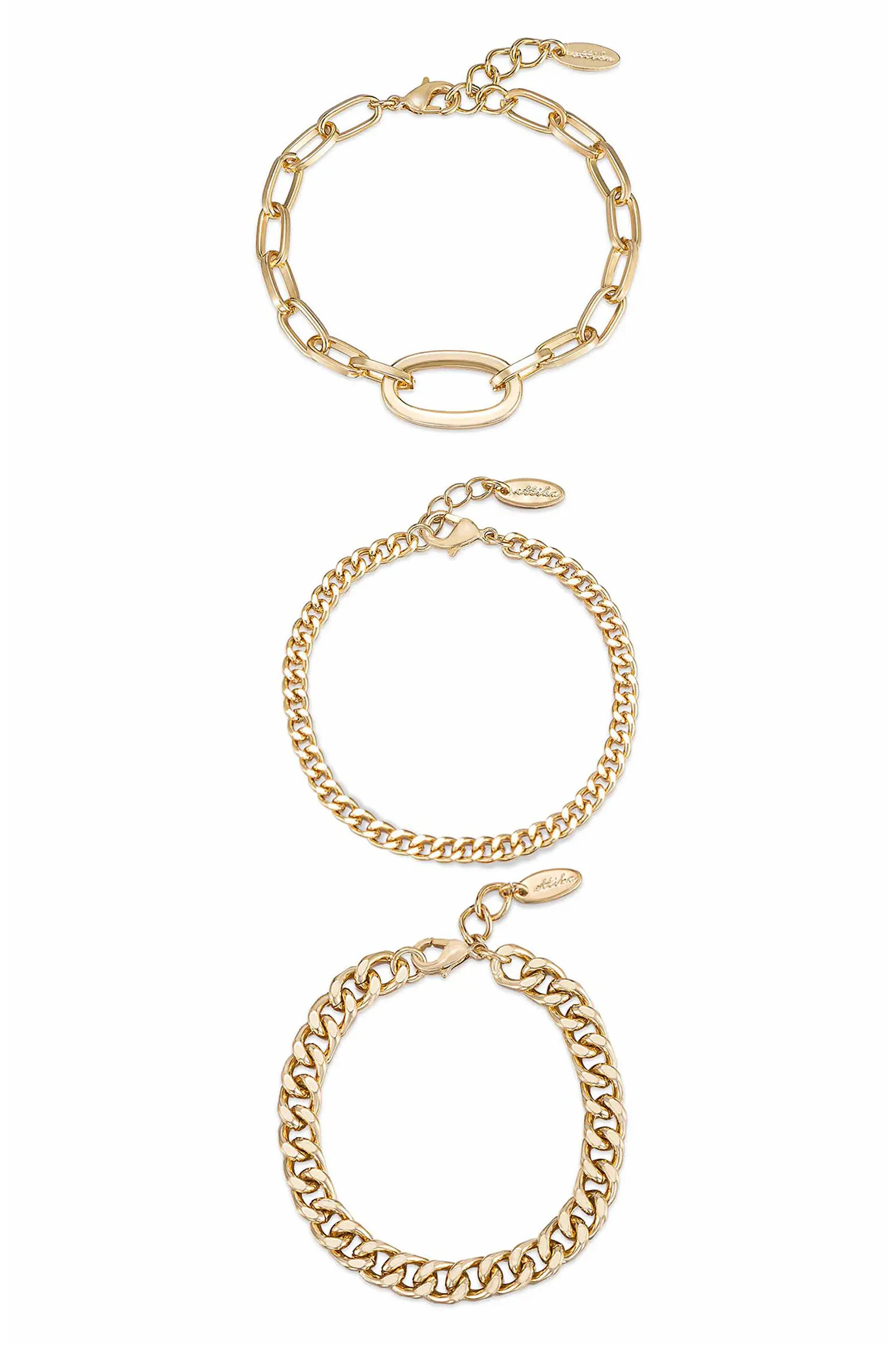 Set of 3 Chain Link Bracelets (Women) | Nordstrom | Nordstrom