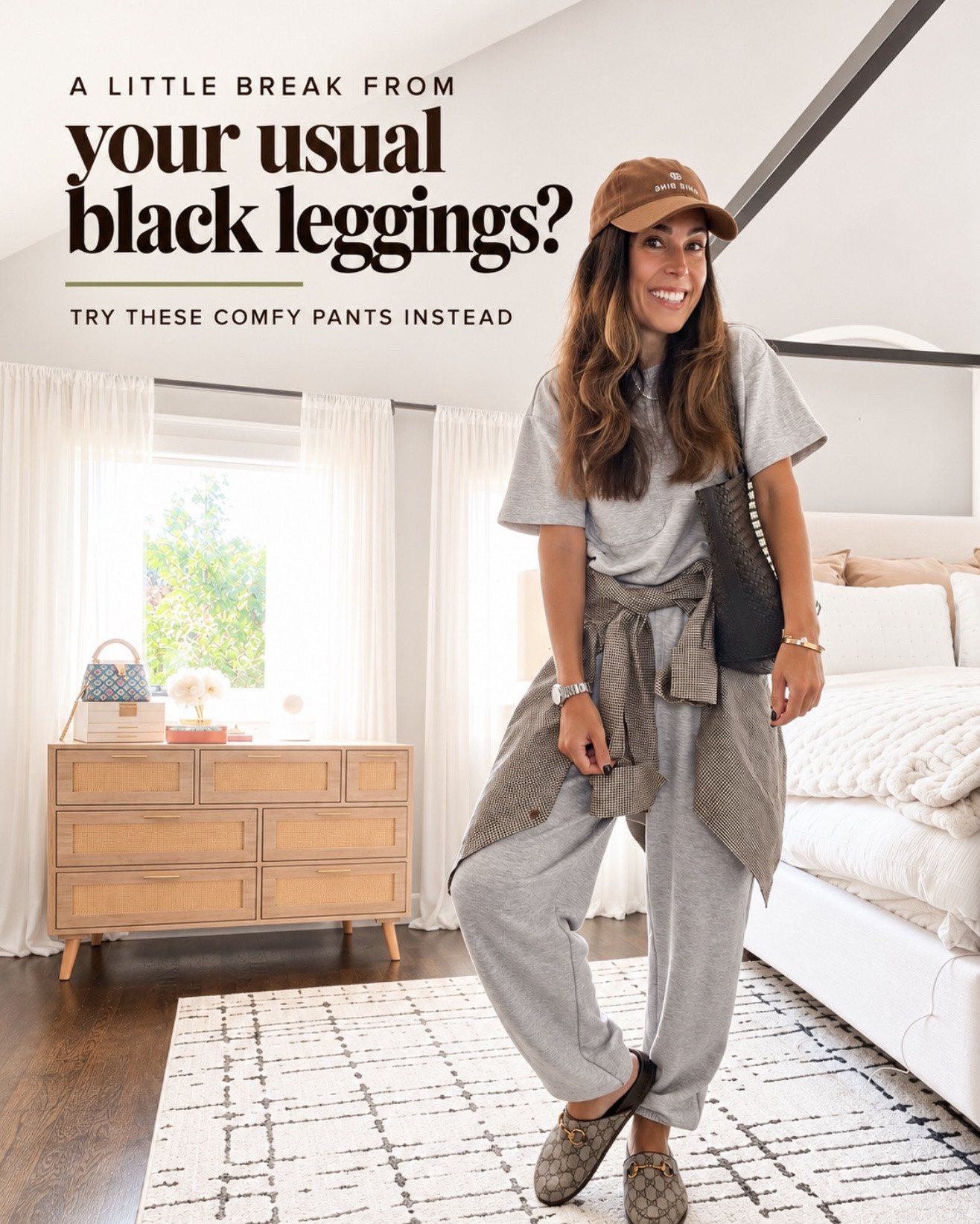A little break from black leggings 🤎 These comfy pants are so easy to throw on, but still make an outfit feel pulled together. Which pair would you try first?

💌type “PANTS” and I’ll send them your way!
🔗