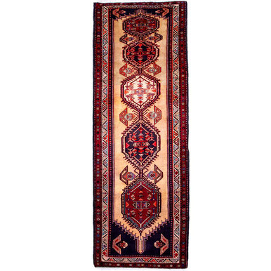 10' 10'' x 3' 5'' Ardabil Authentic Persian Hand Knotted Area Rug - 112981 | Los Angeles Home of rugs