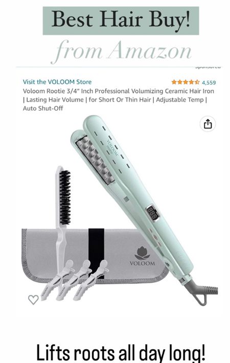 Get all day lift with the tootsie by Voloom! Been using this for 2 years and still loving it!! 

Hair tools, hair volume, hair care, hair essentials, root lift, beauty tools, beauty finds, styling tools, amazon beauty finds 

#LTKbeauty #LTKFind #LTKunder50