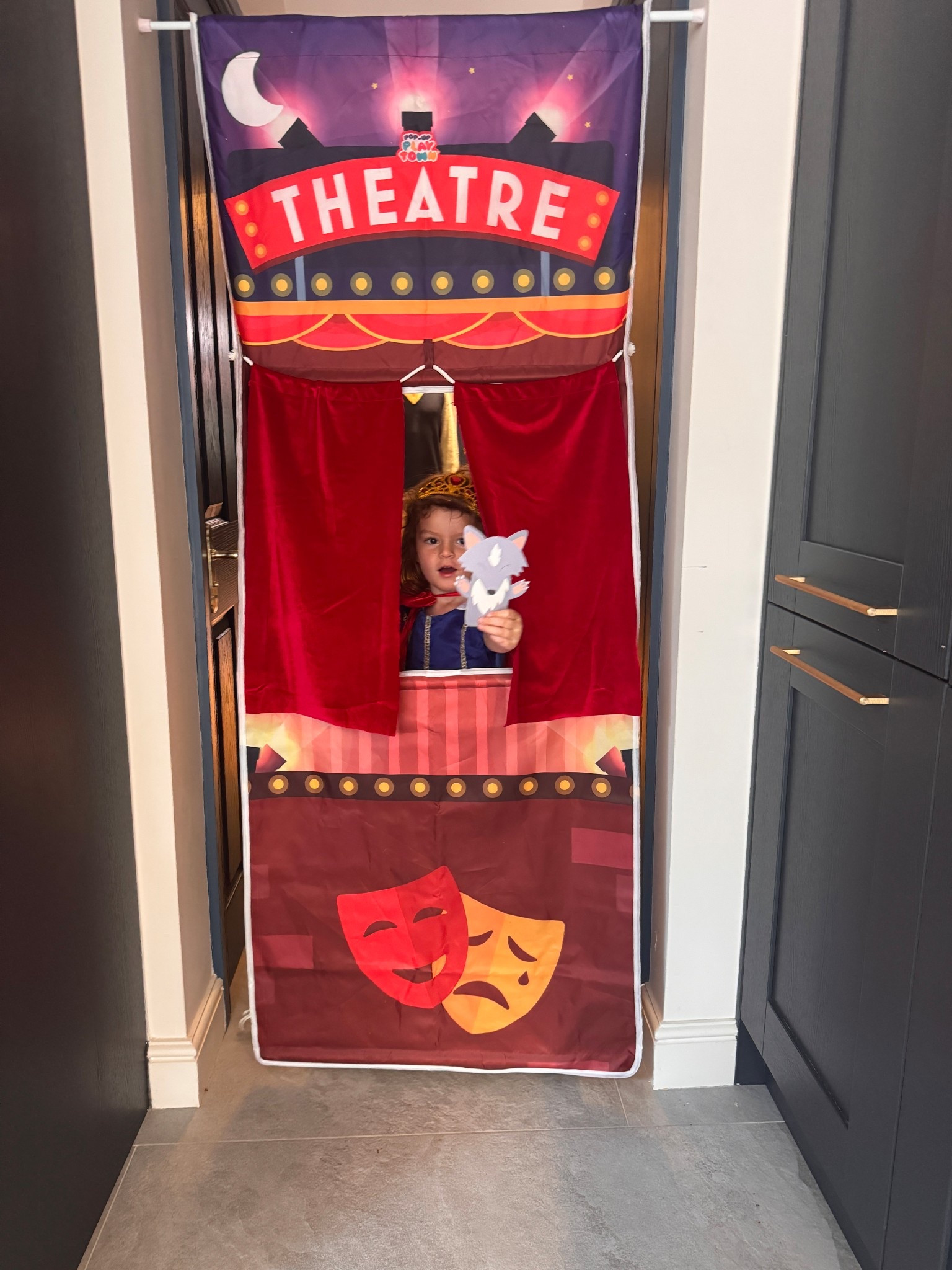 Doorway puppet theatre. Kids theatre #kids #kidstoys 

#LTKfamily #LTKkids #LTKgiftguide