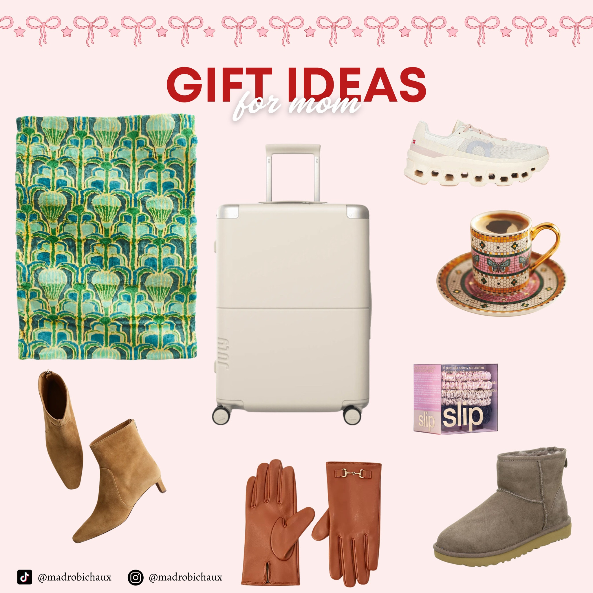 gift ideas for that special woman in your life, your mom 💝

gifts for her, gift ideas for mom, mom necessities, christmas gifts, girlie gifts, suitcase, uggs, blanket

#LTKGiftGuide #LTKSaleAlert #LTKShoeCrush