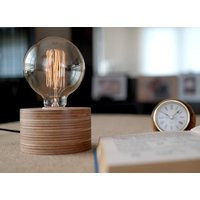 Edison Lamp, Table Bulb Bedside Wood Desk Rustic Lamp | Etsy (US)