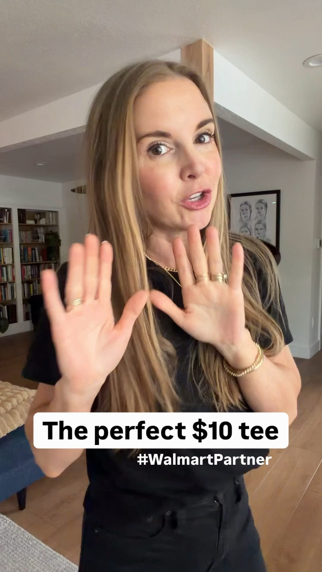 I'm not a cool girl but this $10 black tee from @walmartstyle makes me look like one #walmartpartner 

It comes in a bunch of colors and is true to size! I'm wearing an XS which is my normal size 
#walmartstyle