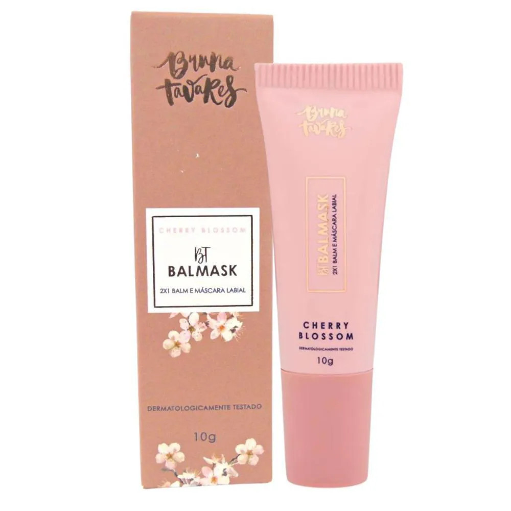 Balm E Máscara Labial 2X1 Bruna Tavares Cherry Blossom Bt Balmask 10G | DrogaRaia (BR)