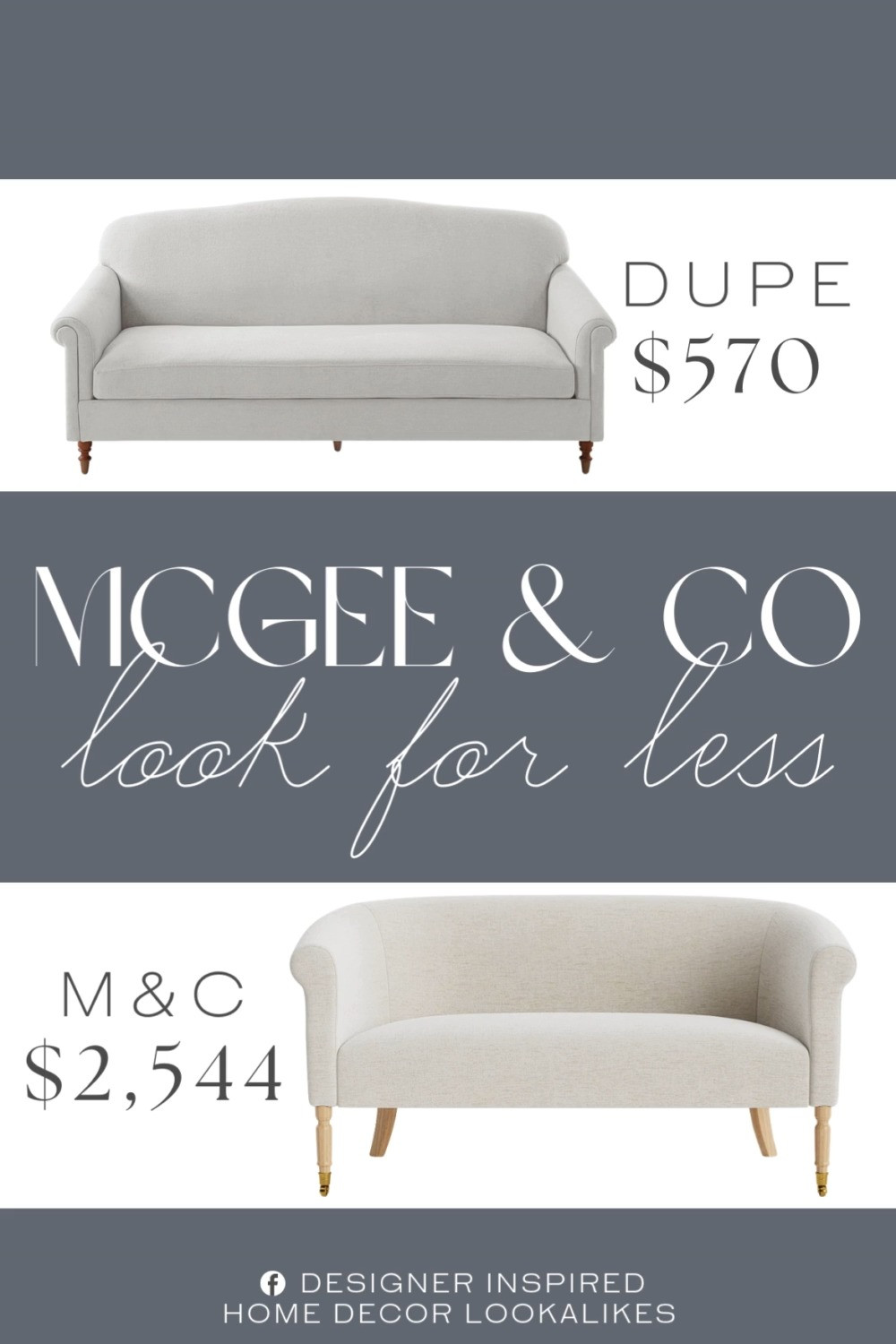 Inspired by McGee & Co Settee. Modern Farmhouse Sofa. Contemporary Upholstered Sofa. Modern Classic Sofa. Cozy Cushioned Sofa. Plush Upholstered Loveseat. Stylish Seating for the Living Room. Minimalist Lounge Sofa. 

Home more affordable option find copy cat similar look for less budget friendly affordable cheap cheaper beautiful pretty. Clearance sale coupon code discount code promo code luxury lookalike look a like Inspo inspiration inspired by idea ideas Love like these? I share multiple every day in my FB group.
#mcgeeandcoinspired #livingroomchair #loveseat #modernsofa #accentsofa #comfycouch #modernsofa #furniturefinds #livingroominspo 

 #LTKHome