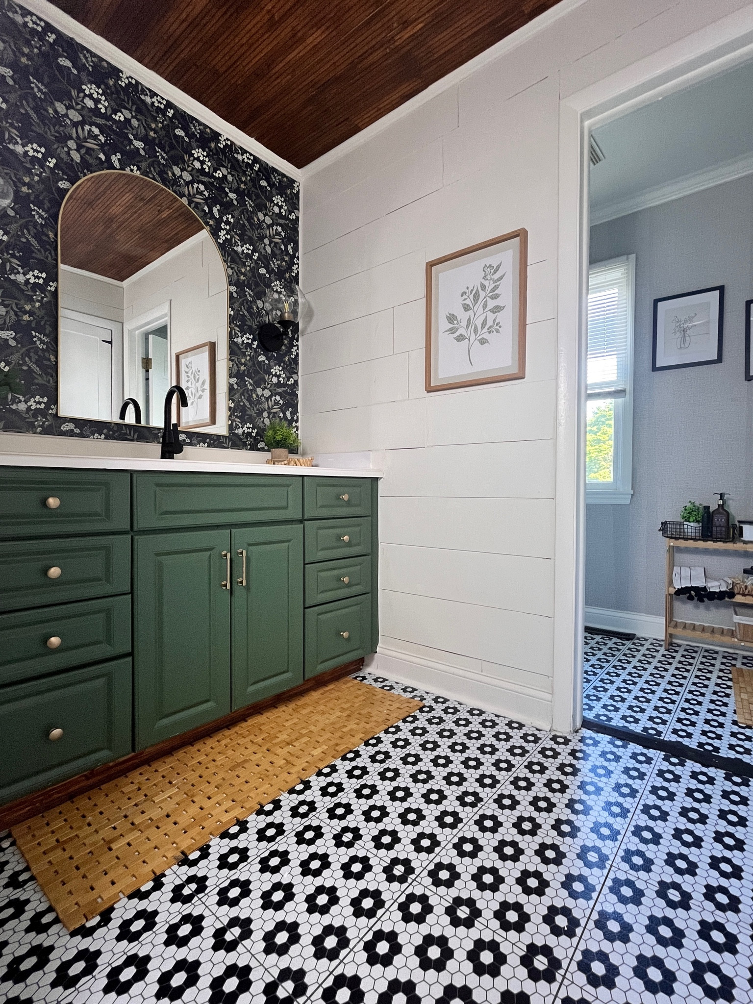 All the products from my DIY bathroom refresh